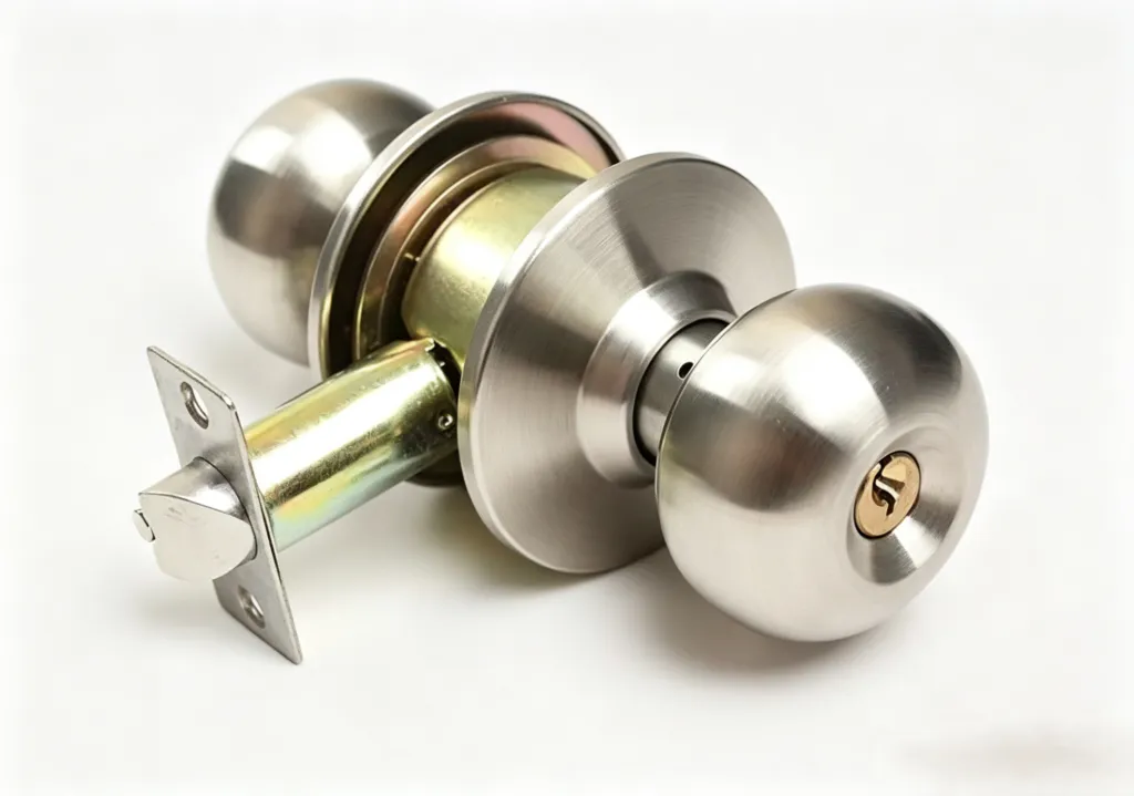 5791SS-ET cylindrical knob lock, stainless steel wooden door lock for bulk wholesale and construction project use
