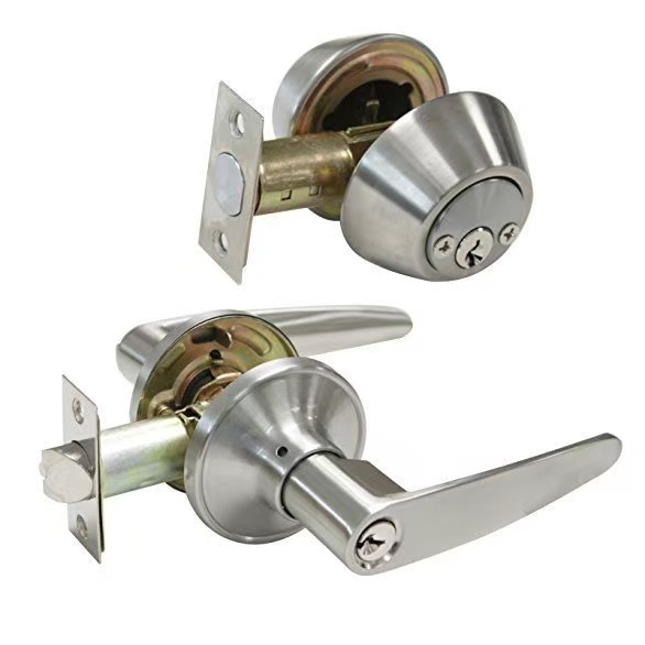 Combo Lock Set 803+D102SS zinc alloy lever lock with stainless steel deadbolt