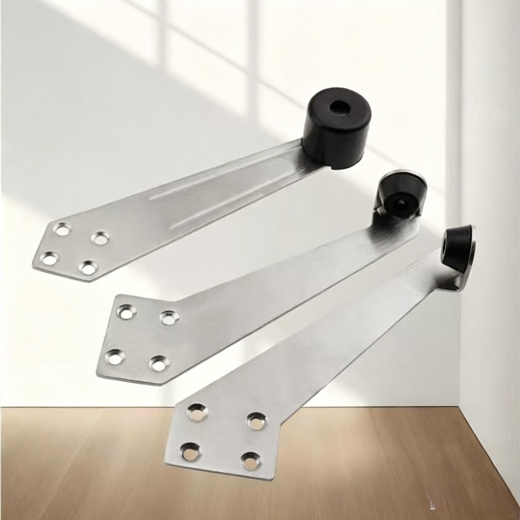 304 stainless steel overhead door stop ODS019SS with rubber buffer