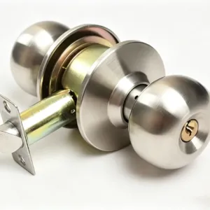 5791SS-ET cylindrical knob lock, stainless steel wooden door lock for bulk wholesale and construction project use