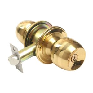 Cylindrical Knob Lock 5831SB Double Line decorative door lock set