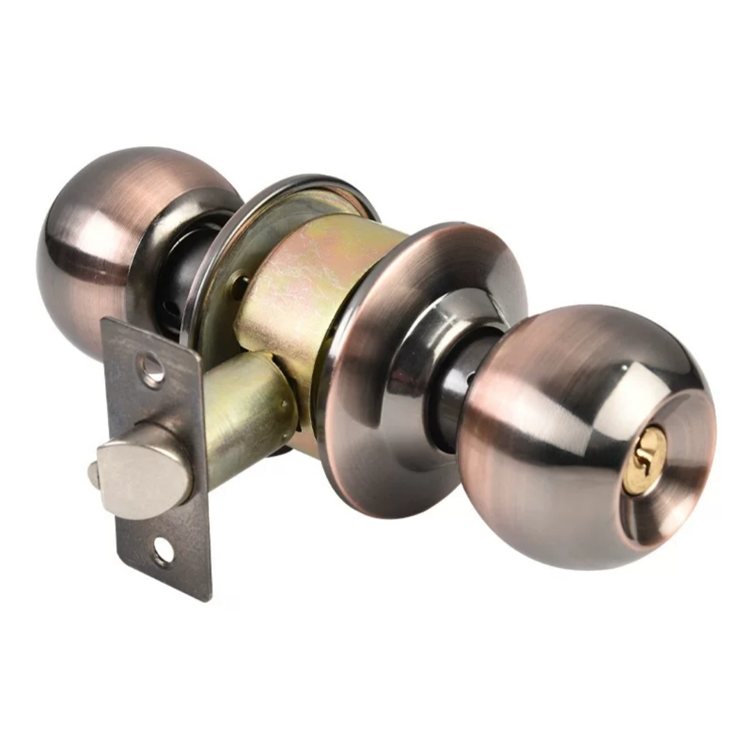 587AC-ET Cylindrical Knob Lock side view showing durable exterior finish