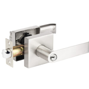 Heavy-Duty Tubular Lever Lock 713SN-ET Satin Nickel