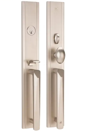 9022DSN-ET luxury handle lock, high-end zinc alloy wooden door lock D satin D antique brass finish