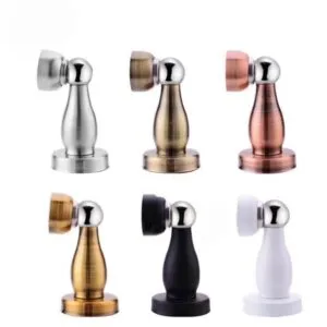 Real shot DS001 Stainless Steel Door Stopper with varied colors, hardware fitting for residential & commercial doors