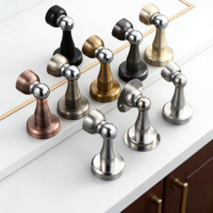 Multi-color finished stainless steel door stopper DS004, magnetic door stopper bulk wholesale hardware