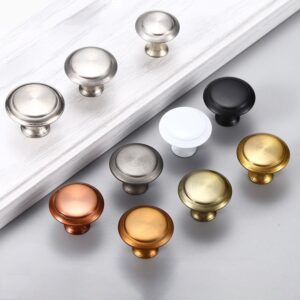 Real shot DH019 Stainless Steel Single Hole Small Pull Handle for Cabinets and Drawers, brushed & electroplated hardware
