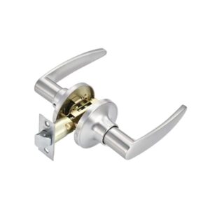 satin nickel tubular lever lock 803SN-PS passage lock for wooden doors