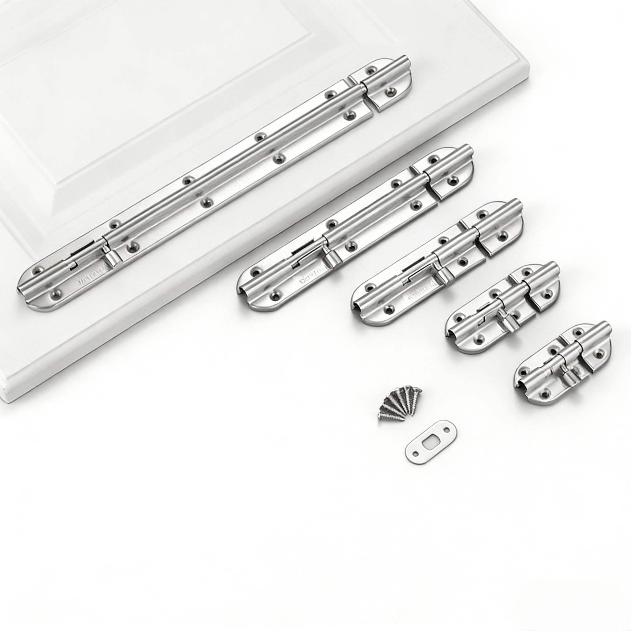 Stainless Steel Half-Round Door Bolt HB06 for Wooden Doors
