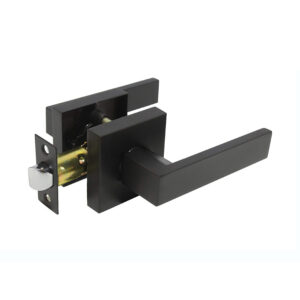 Heavy-Duty Tubular Lever Lock 718BL-PS Matt Black Passage