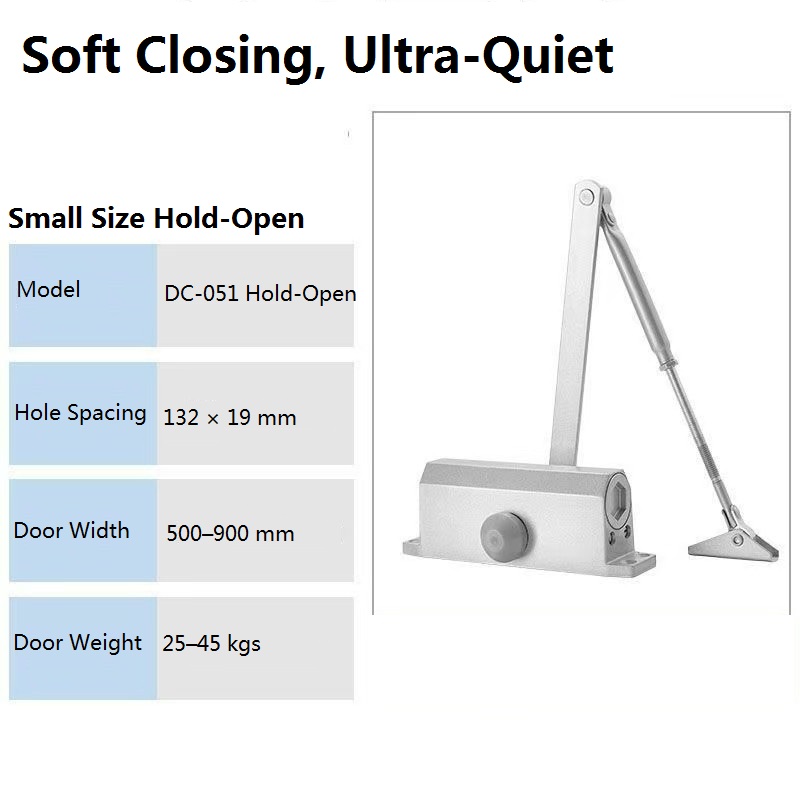 DC-051 hydraulic door closer hold-open type