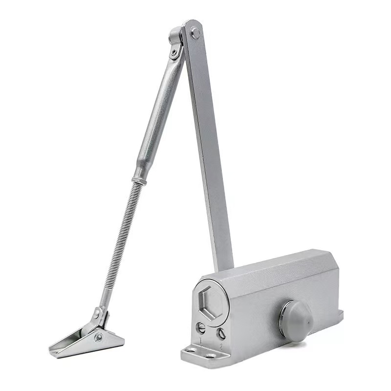 Hydraulic door closer with automatic and hold-open types