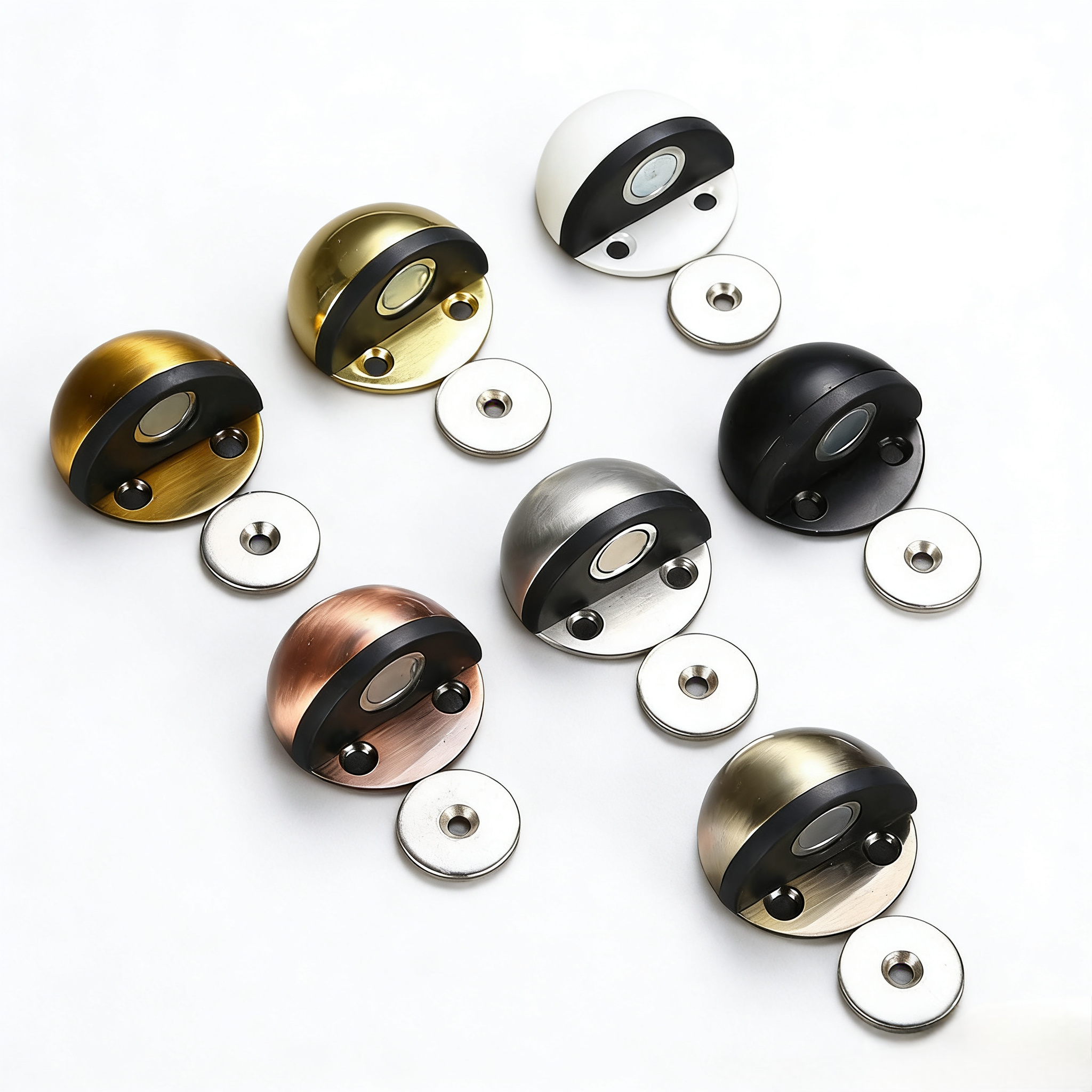TP005 two-hole stainless steel door stopper